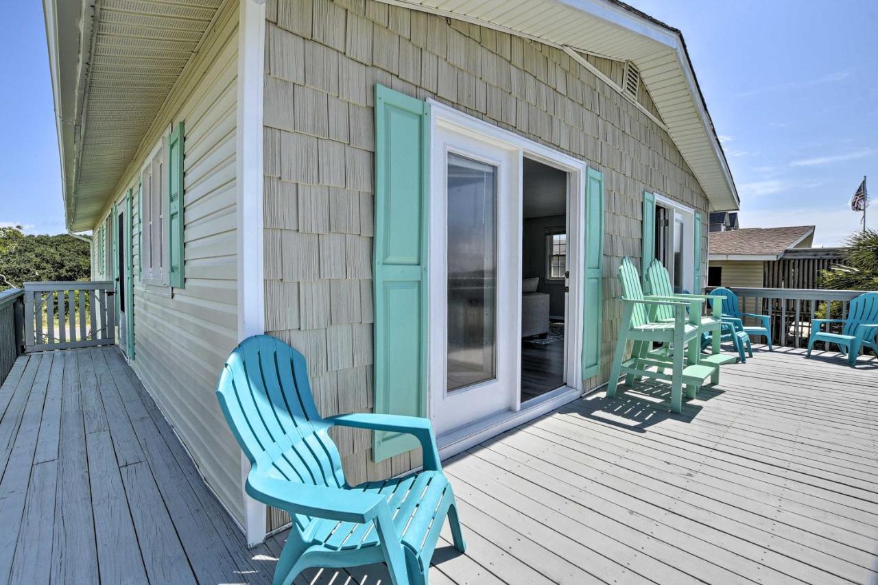Oak Island Beach Abode With Deck Walk To Shore! ภายนอก รูปภาพ